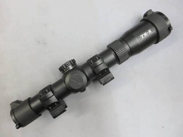 【SIGHTRON】TR-X 1.25-4.5×24IR CQB MIL-DOT レティクル+マウントリング