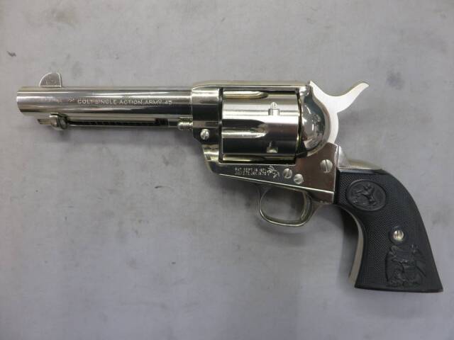 【タナカ】コルトSAA.45 2nd Gen 4 3/4 シビリアン  ニッケルフィニッシュ PEGASAS2（ペガサス2）