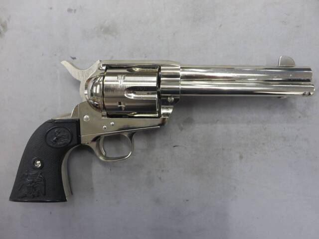 【タナカ】コルトSAA.45 2nd Gen 4 3/4 シビリアン  ニッケルフィニッシュ PEGASAS2（ペガサス2）