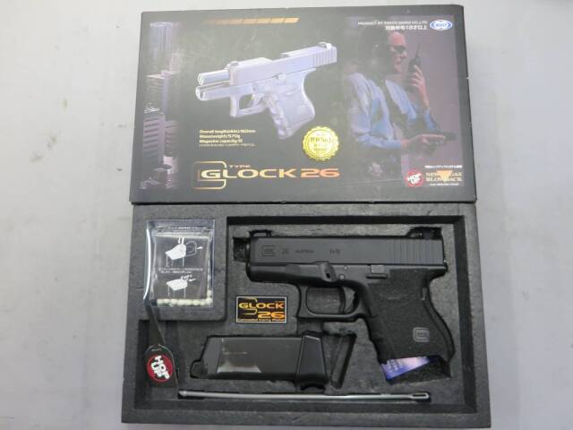 【東京マルイ】グロック26 アルミスライド 他 カスタム・G26 Glock26