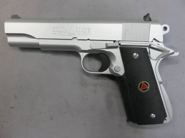 ウエスタンアームズ】コルト 10mmAUTO デルタエリート オールシルバー