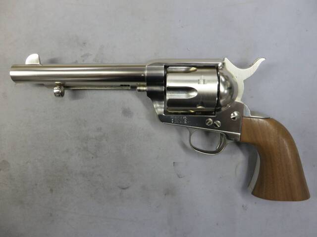 【タナカ】コルトSAR 1st Gen 5・1/2in レンジャー ニッケルフィニッシュ