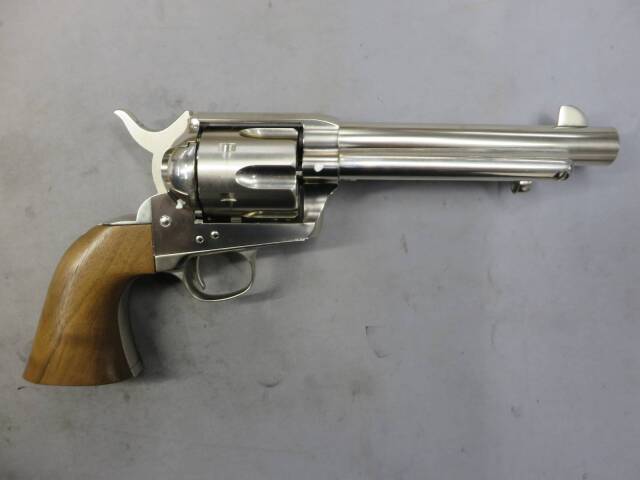 【タナカ】コルトSAR 1st Gen 5・1/2in レンジャー ニッケルフィニッシュ