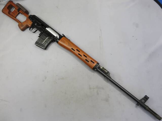 WE SVD ドラグノフ DX 木製ストック ハンドガード　純正 エアソフトシエン】 WE SVD用 合板ウッドストック＆ハンドガード