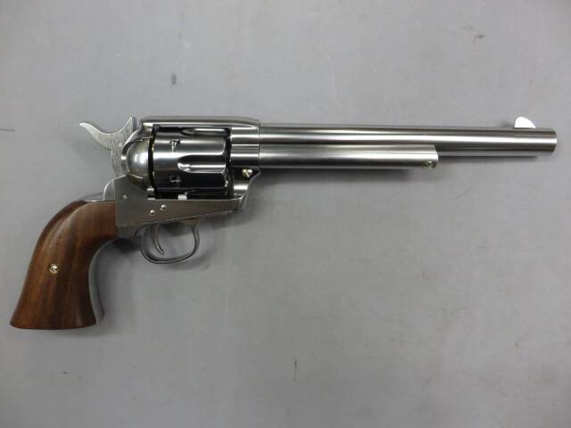 【マルシン】コルトSAA.45 キャバルリー シルバー ABS 木製グリップ仕様 Xカートリッジ