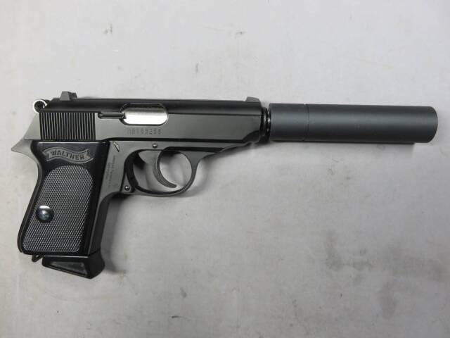 マルゼン】ワルサー PPK ブラック・サイレンサーセット