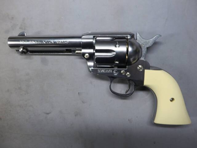 【マルシン】コルト SAA.45 シルバー ABS 固定ホップ付 新型バルブ Xカートリッジ