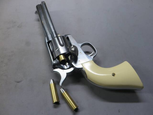 【マルシン】コルト SAA.45 シルバー ABS 固定ホップ付 新型バルブ Xカートリッジ
