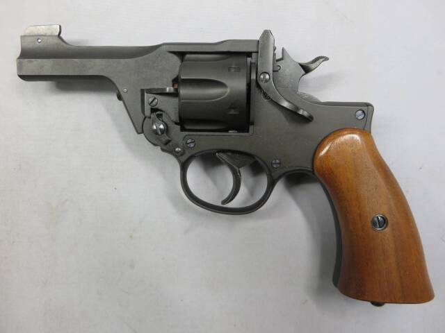 【マルシン】エンフィールド No.2 Mk1 ポリス ブラック HW 木製グリップ仕様 モデルガン