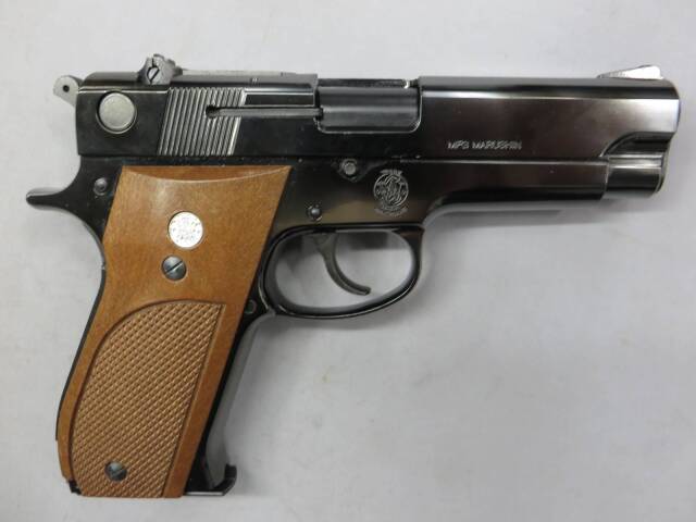 【マルシン】S&W M439 ABS 2層ブラックメッキ PFCブローバック　モデルガン