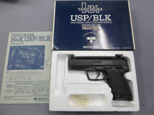 タニオ・コバ H&K USP/BLK ブローバック ガスガン 半透明マガジン タニオ・コバ H&K USP/BLK ブローバック ガスガン 半透明