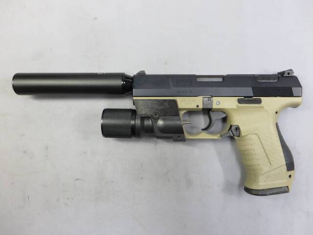 【マルゼン】ワルサーP99 デザートサンド・メタルスライド ムービープロップシリーズ