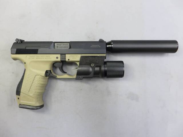 【マルゼン】ワルサーP99 デザートサンド・メタルスライド ムービープロップシリーズ