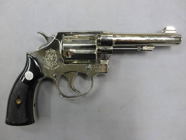 【コクサイ】 ミリタリー＆ポリス リボルバー 4in SMG・金属モデルガン