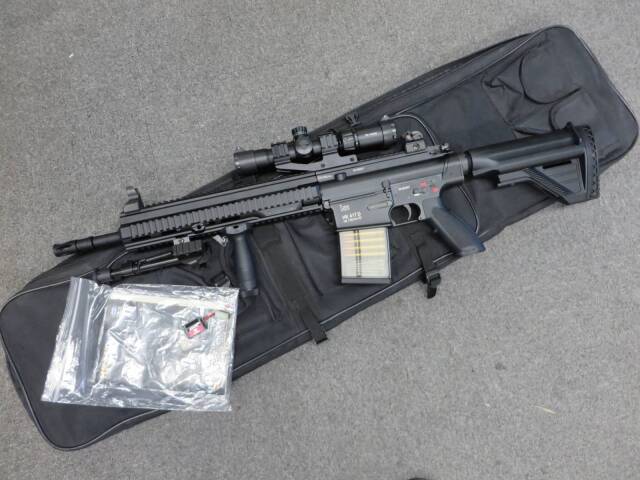【東京マルイ】HK417 アーリーバリアント・スコープ・バイポッド・フォアグリップ　次世代電動ガン