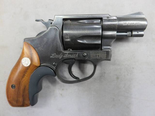 【コクサイ】S&W M36 HW LadySmith 木製グリップ No.181 モデルガン