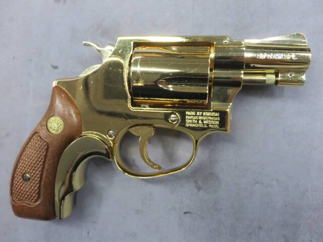 【コクサイ】 S&W M36チーフスペシャル GOLD（24K）金属・SMG モデルガン