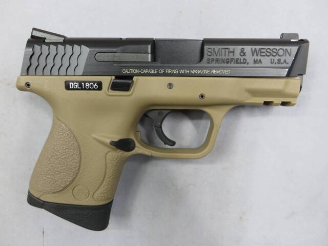 【WE】S&W M&P コンパクト（刻印入り）TAN・メタルスライド
