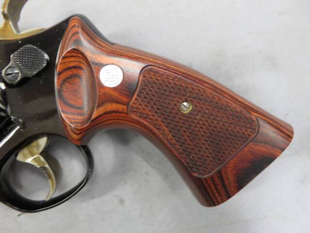 【タナカ】S&W M29 6.5in スチールジュピターフィニッシュ・PANDRA ARMS 木製グリップ