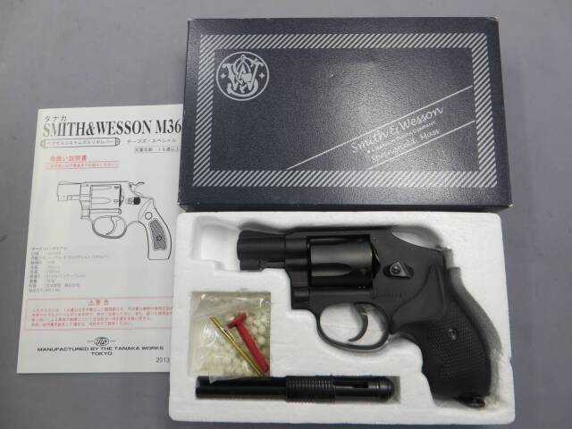 タナカ】S&W M442 センチニアル エアーウエイト J-Police 2in HW