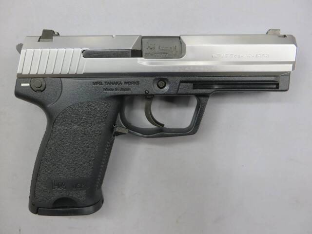 【タナカ】H&K USP ステンレス　スチールモデル