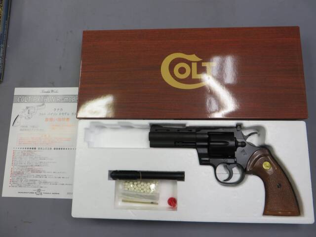 【タナカ】コルトパイソン.357mag 4in R-Model HW