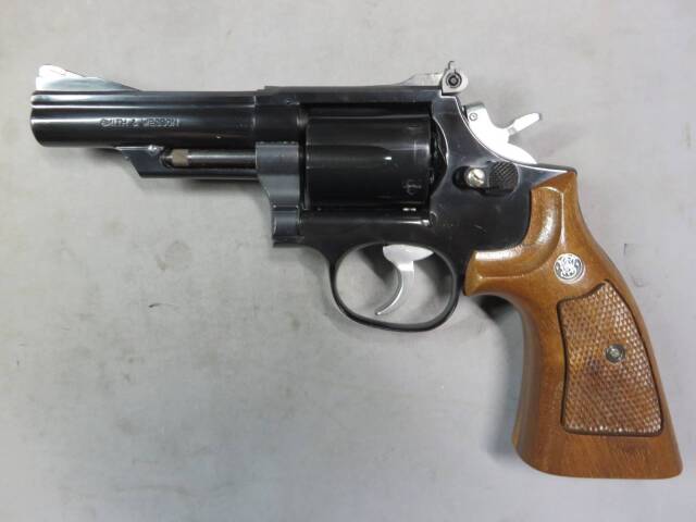 【コクサイ】S&W M19 コンバットマグナム 4in カート式 ガスガン・木製グリップ