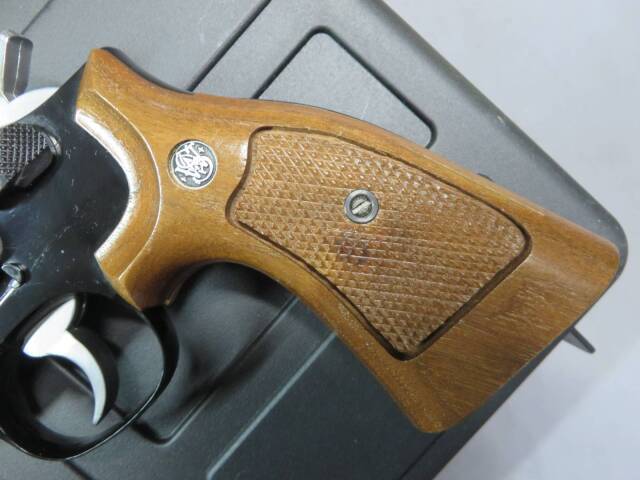 【コクサイ】S&W M19 コンバットマグナム 4in カート式 ガスガン・木製グリップ