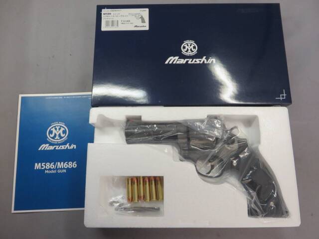 【マルシン】S&W M586 4in エクセレント HW プラグリップ　 モデルガン