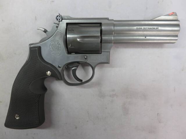【マルシン】S&W M586 4in エクセレント HW プラグリップ　 モデルガン