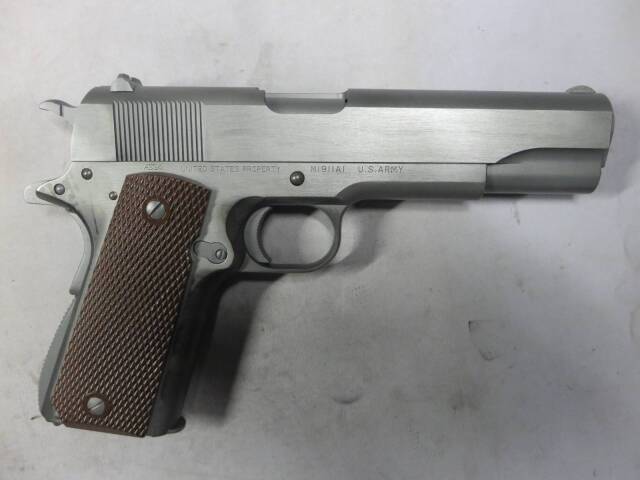【ウエスタンアームズ】コルト ガバメント M1911A1ミリタリーモデル（ブラスト＆ソリッドフィニッシュ）