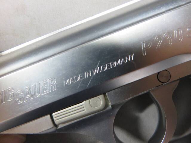 【KSC】P230 SL・Desantis 革製アンクル ホルスター