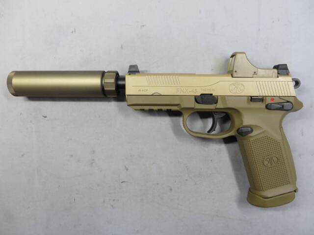 【東京マルイ】FNX-45 タクティカル / マイクロプロサイト・タクティカルサイレンサー