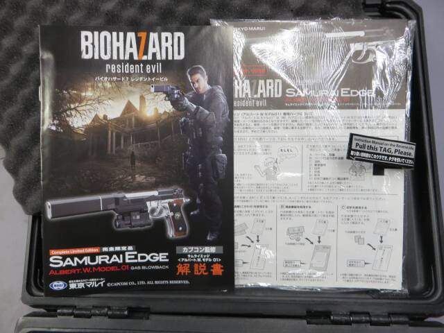 【東京マルイ】サムライエッジ アルバート ウェスカーモデル01　バイオハザード