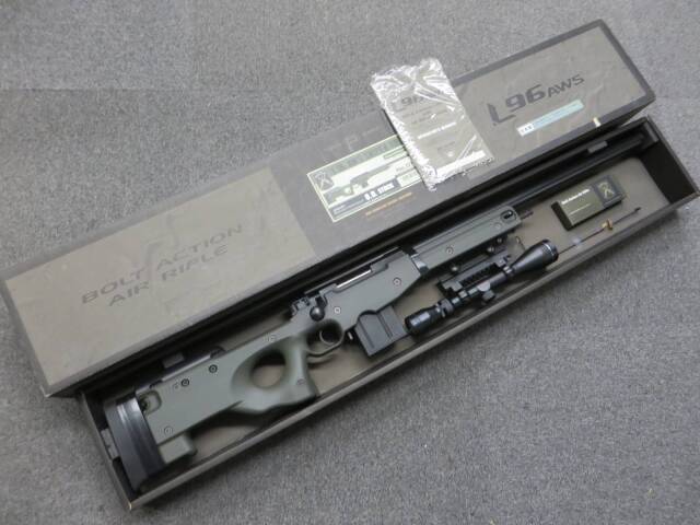 【東京マルイ】L96AWS ODストック / ハイマウント・スコープ