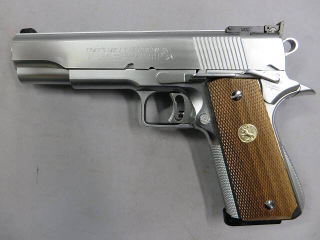 MGC】ホーグ ゴールドカップ ナショナルマッチ オールシルバー モデルガン 