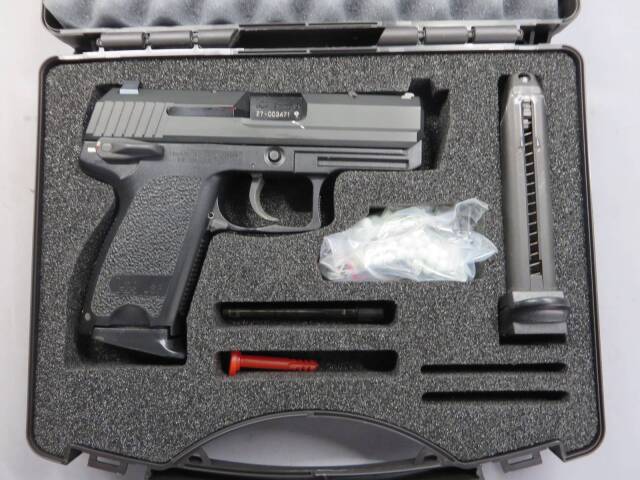 【KSC】H&K USP コンパクト SYSTEM7・アルミスライド・・スペアマガジン・HKガンケース