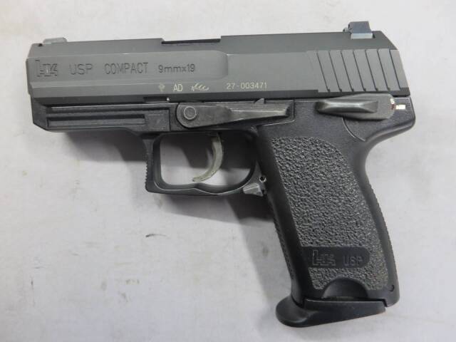 【KSC】H&K USP コンパクト SYSTEM7・アルミスライド・・スペアマガジン・HKガンケース