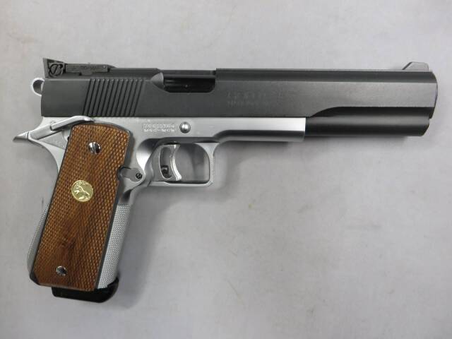 【MGC】ホーグ ナショナルマッチ 6in ロングスライド カスタム フレームシルバー モデルガン