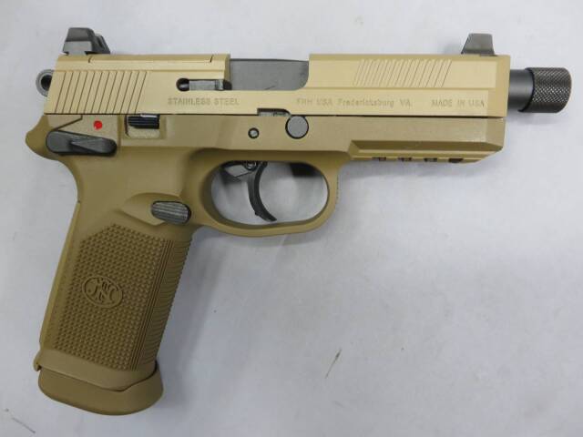 FN FNX-45 Tactical FDE タクティカルライト付き FN FNX 45 Tactical… Best Tactical Pistol - YouTube