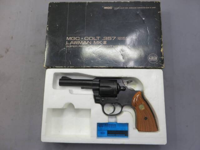 【MGC】コルト LAWMAN ローマン MK3 4in SRH モデルガン