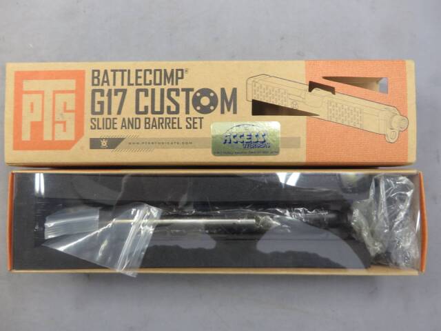 【PTS】BATTLECOMP G17 カスタムスライド＆バレル セット