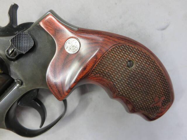【コクサイ】S&W M10 3in FBIモデル MHW（メガHW）  No439・アルタモント 木製グリップ  モデルガン