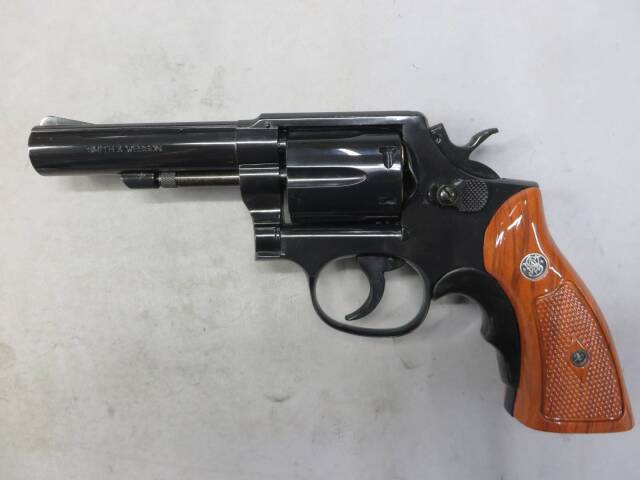 【コクサイ】S&W NEW M10 HB.4in スーパーリアル ポリウッディグリップ(マーク入り)No.463 モデルガン