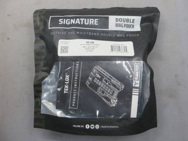 【BLADE TECH】SIGNATURE ダブルマグポーチ 45DS・ハイキャパ対応