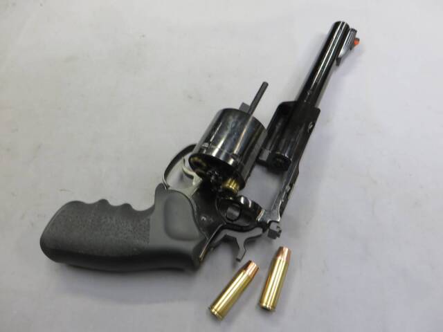 【マルシン】スーパーレッドホーク 7.5in 454カスール Wディープブラック ホーグタイプグリップ仕様