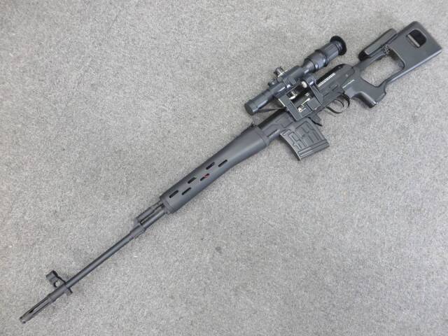 【KingArms】ドラグノフ SVD・カラシニコフ スナイパーライフル・スコープ　電動ガン