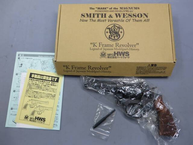 【ハートフォード】S&W M15 コンバットマスターピース 4in サービスサイズ木製グリップ モデルガン