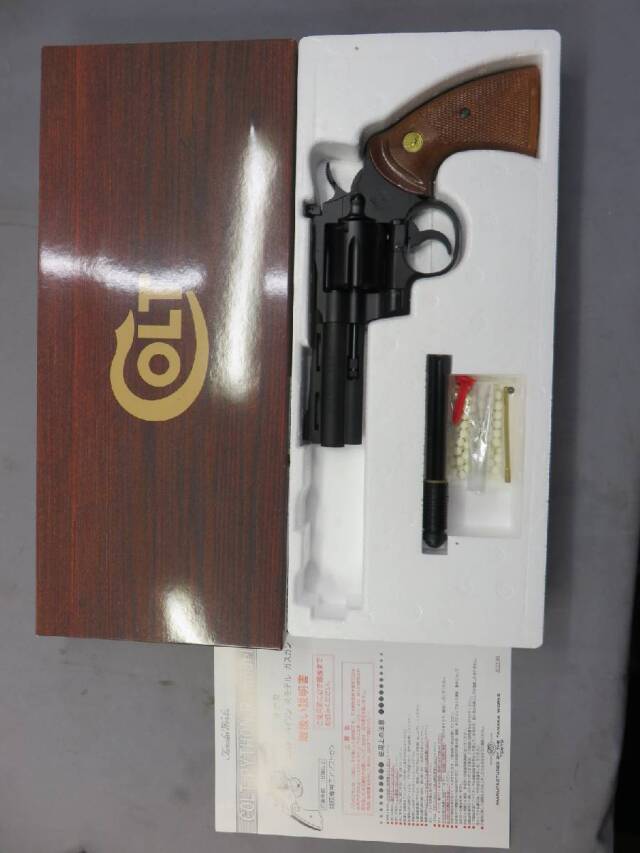 【タナカ】コルトパイソン.357mag 4in R-Model HW