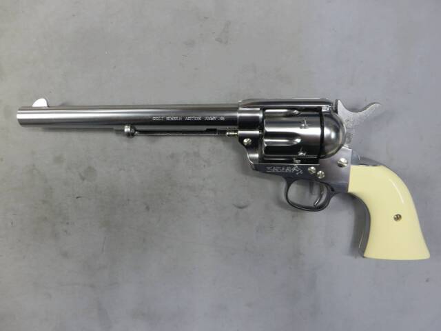 マルシン】コルト NEW SAA.45 キャバルリー シルバー ABS Xカートリッジ